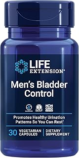 Capsules végétariennes life extension vessie control pour hommes, 30 capsules