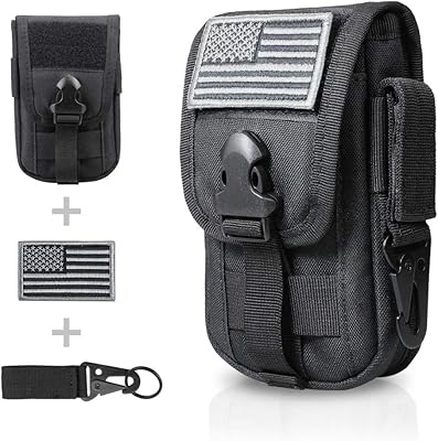 Wynex molle housse de téléphone tactique, étui pour smartphone, verrouillage utilitaire edc, support