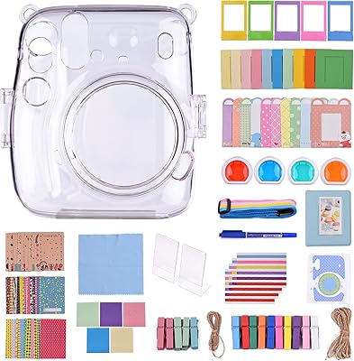 Kit d'accessoires pour appareil photo instantané 17 en 1 de remplacement