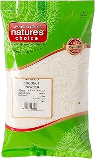 Poudre de noix de coco nature's choice, 500 grammes - vert et rouge