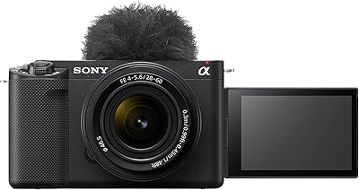 Caméscope sans miroir interchangeable plein format sony alpha zv-e1 avec objectif 28-60 mm