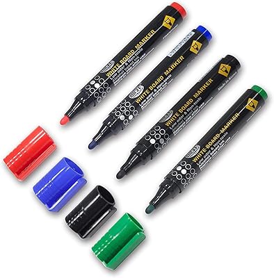 Marqueurs pour tableau blanc fis 4 pièces