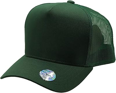 Chapeau de camionneur uni mocha pour hommes chapeau réglable pour hommes justin