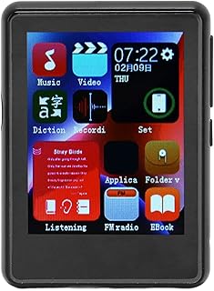 Lecteur mp3 portable, écran tactile hd 2,4 pouces, lecteur de musique bluetooth