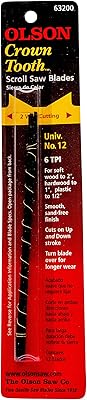 Scie olson ct63200 0,065 x 0,024 pouces 6 tpi lame de scie à