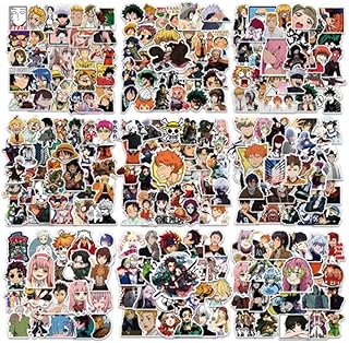 Ensemble d'autocollants anime ender de 300 pièces pour enfants et adultes, autocollants imperméables