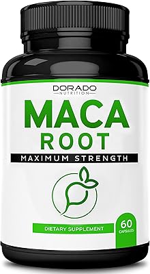 Capsules de racine de maca 15 000 mg pour hommes et femmes