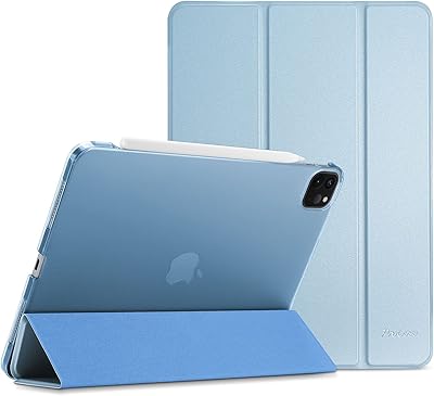 Coque procase pour ipad pro 11 pouces 2022/2021/2020/2018, coque arrière rigide fine