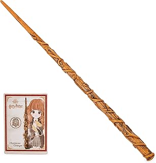 Wizarding world baguette hermione granger originale de 12 pouces avec carte de sort
