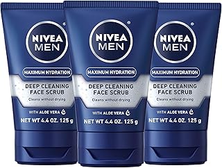 Nettoyant visage nettoyant en profondeur nivea men maximum hydration à l'aloe vera, 3