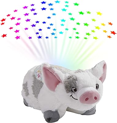 Oreiller pets disney moana pua sleep time lights veilleuse en peluche