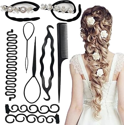 Kit de coiffure outils kit de coiffure diy mise en forme cheveux