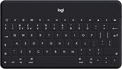 Clavier bluetooth sans fil logitech keys-to-go pour iphone, ipad, smartphone, tablette, android, windows