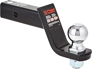 Support d'attelage de remorque curt 45042 avec boule et goupille de 2-5/16"
