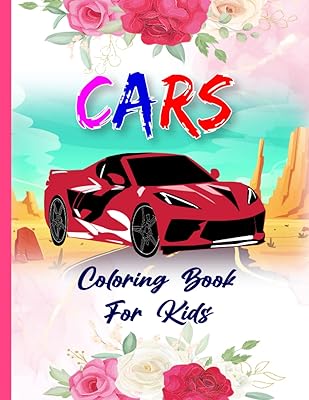 Livre de coloriage de voitures pour les enfants : pages simples et amusantes