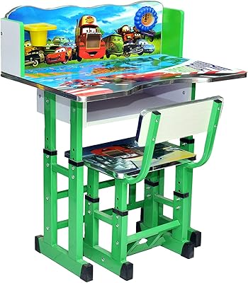 Ensemble bureau et chaise d'étude réglable pour enfants, ensemble table d'étude et chaises