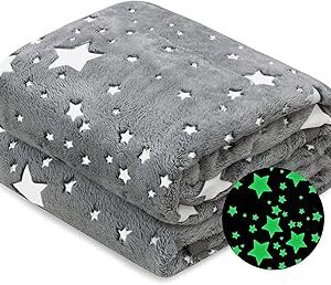 Couverture qui brille dans le noir couverture licorne pour filles polaire. Diaytar : Qualité professionnelle, prix grand public