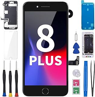 Pour iphone 8 plus écran de remplacement 55" noir avec kit