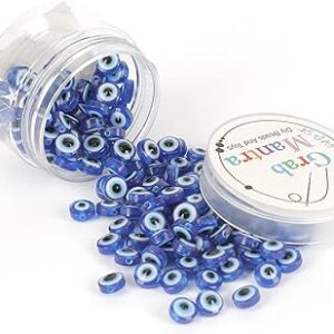 Perles grabmantra en résine contre le mauvais œil, perles rondes à dos plat contre le mauvais œil, breloques cabochon pour l'artisanat et les fournitures de fabrication de bijoux diy 6 mm (pot contre le mauvais œil). Le e-commerce qui respecte votre pouvoir d'achat : Diaytar