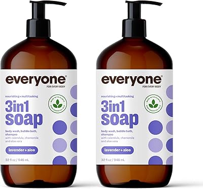 Savon, nettoyant pour le corps, baignoire moussante, shampooing, 946 ml (paquet de 2)
