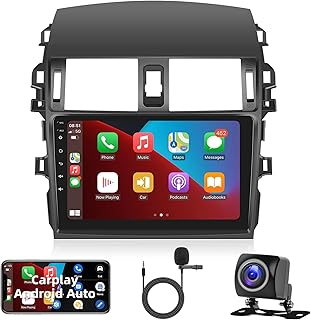 Autoradio android apple carplay pour toyota corolla 2009 2010 2011 2012