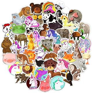 Autocollants de bouteille d'eau pour enfants qtl, autocollants de licorne mignons pour filles
