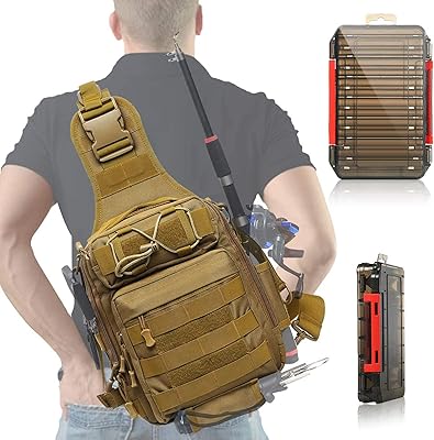 Petit sac de pêche sac de pêche avec boîte à matériel et porte-canne sac à dos de sport de plein air hommes pour voyage en plein air sac à dos tactique multifonction. Votre shopping simplifié de A à Z avec Diaytar