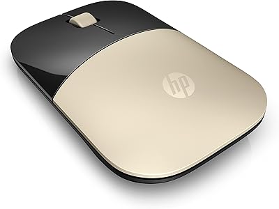 Souris optique sans fil hp compatible avec pc et ordinateur portable x7q43aa