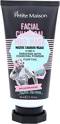 Masque à l'argile au charbon petite maison, 80 ml