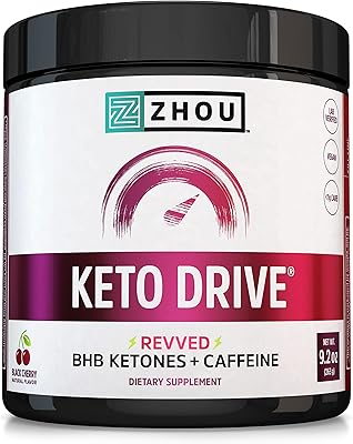Complexe de cétone exogène cho keto drive pour la cétose, l'énergie et la concentration,