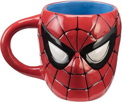 Tasse en céramique sculptée marvel spider-man, 20 fl oz