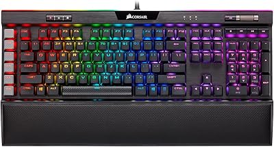 Clavier de jeu mécanique corsair k95 rgb platinum st avec rétroéclairage led rgb
