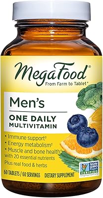Megafood multivitamines quotidiennes pour hommes avec zinc sélénium vitamines b d et vrais
