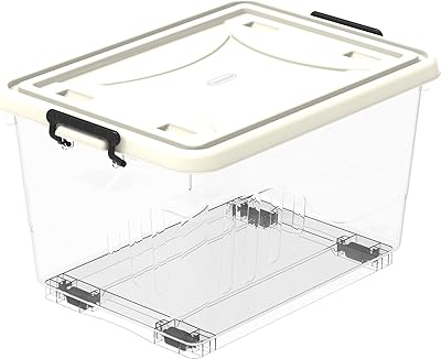 Boîte de rangement en plastique cosmoplast de 22 litres plastique litres