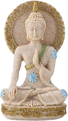 Statue de bodhisattva en grès naturel mural, statue de bouddha en grès fengshui