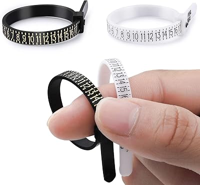 Chinmay ensemble de mesure de la taille bague bijoux doigt de mesure jauge