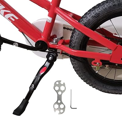 Béquille de vélo pour enfants, béquille centrale de vélo pour vélos de 16