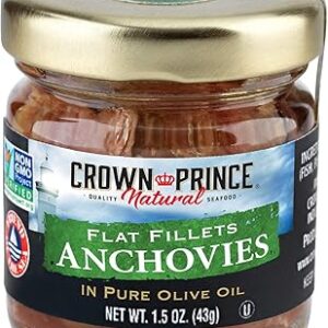 Filets d'anchois plats prince héritier à l'huile d'olive pure - - 1,5 oz (paquet de 18)18. Diaytar : Votre shopping, nos meilleurs prix