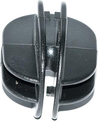 Isolateur de poteau d'angle zariba icbz, 10 pièces par sac, noir