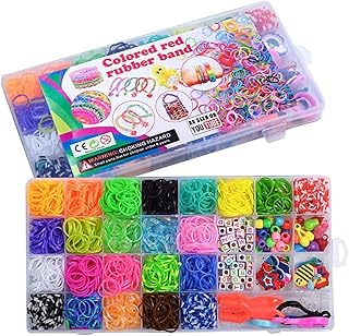 Kit de bracelets en caoutchouc mamo bear, 1500 + kit d'élastiques colorés diy