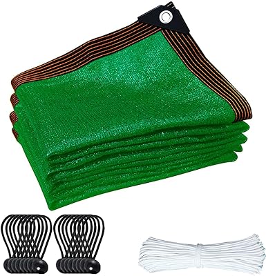 Filet en tissu d'ombrage résistant aux uv, protection supérieure à 95 %, bord renforcé à 6 fils (4mx6m, 13,1 x 19,7 pieds). Le e-commerce qui respecte votre pouvoir d'achat : Diaytar