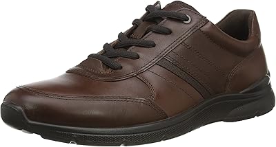 Baskets basses ecco irving pour hommes, noir, 38 eu étroit