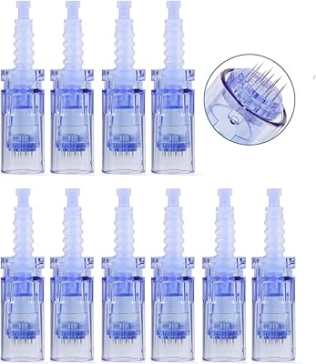 Cartouches d'aiguilles derma dermapen ultima a6 12 broches 36 broches aiguilles rondes nano