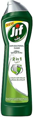 Crème nettoyante antibactérienne 2 en 1 jif, 500 ml