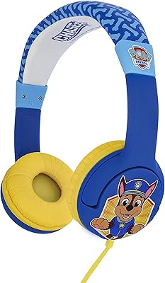 Casque otl paw patrol chase, taille unique - bleu, filaire