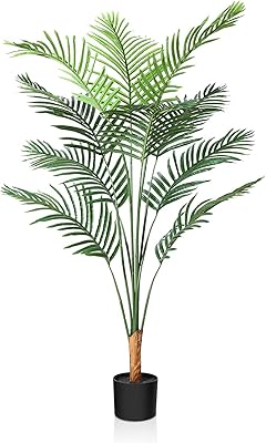 Hkosme palmier et citronnier artificiels de 150 cm, plante tropicale artificielle parfaite en pot pour une utilisation intérieure et extérieure, maison, bureau et jardin, cadeau de pendaison de crémaillère (b). Diaytar : Quand qualité rime avec économie