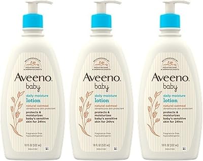 Aveeno kids lotion hydratante quotidienne pour peaux sensibles à l'avoine colloïdale naturelle