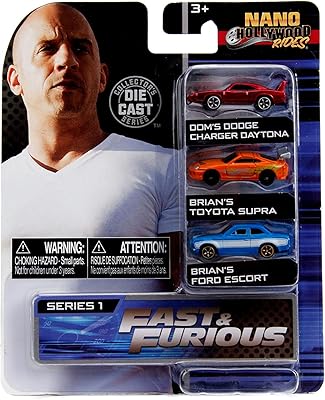 Jada toys fast & furious 1,65 pouces nano diecast car toy, jouets