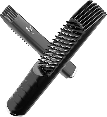 Peignes lisseurs à barbe sans fil nesperus, brosse à barbe professionnelle, brosse à