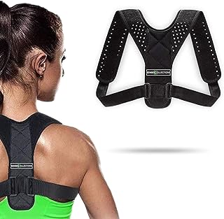 Correcteur de posture du dos pour femmes et hommes confortable et discret sous